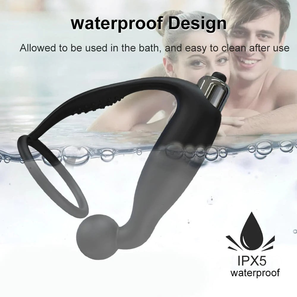 3 In1 Anal Vibrator &amp; Finger Vibrator mit Penis Stimulation —— Fierce Expansion