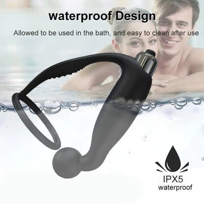 3 In1 Anal Vibrator &amp; Finger Vibrator mit Penis Stimulation —— Fierce Expansion