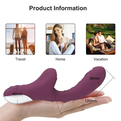 Tongue Licking Dildo Vibrators With 10 Licking &amp; Vibrating Sex Toys for Women Couple Pleasure Clit Clitoris Stimulator