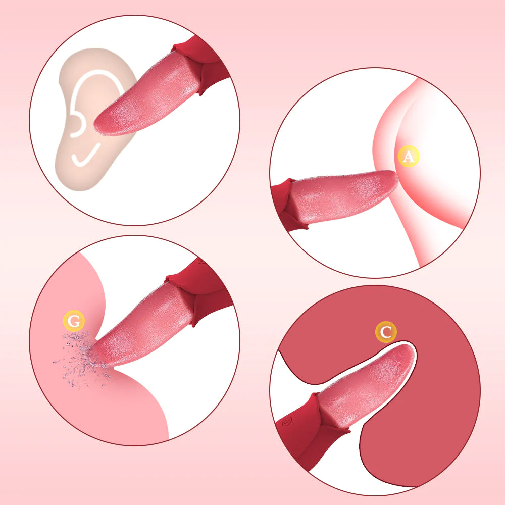 Realistic Tongue Honey Clit Licker with Vivid Wiggle – S5