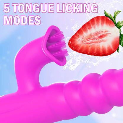 8X Thrust Rotate Vibration Rabbit Sex Toy Vibrator