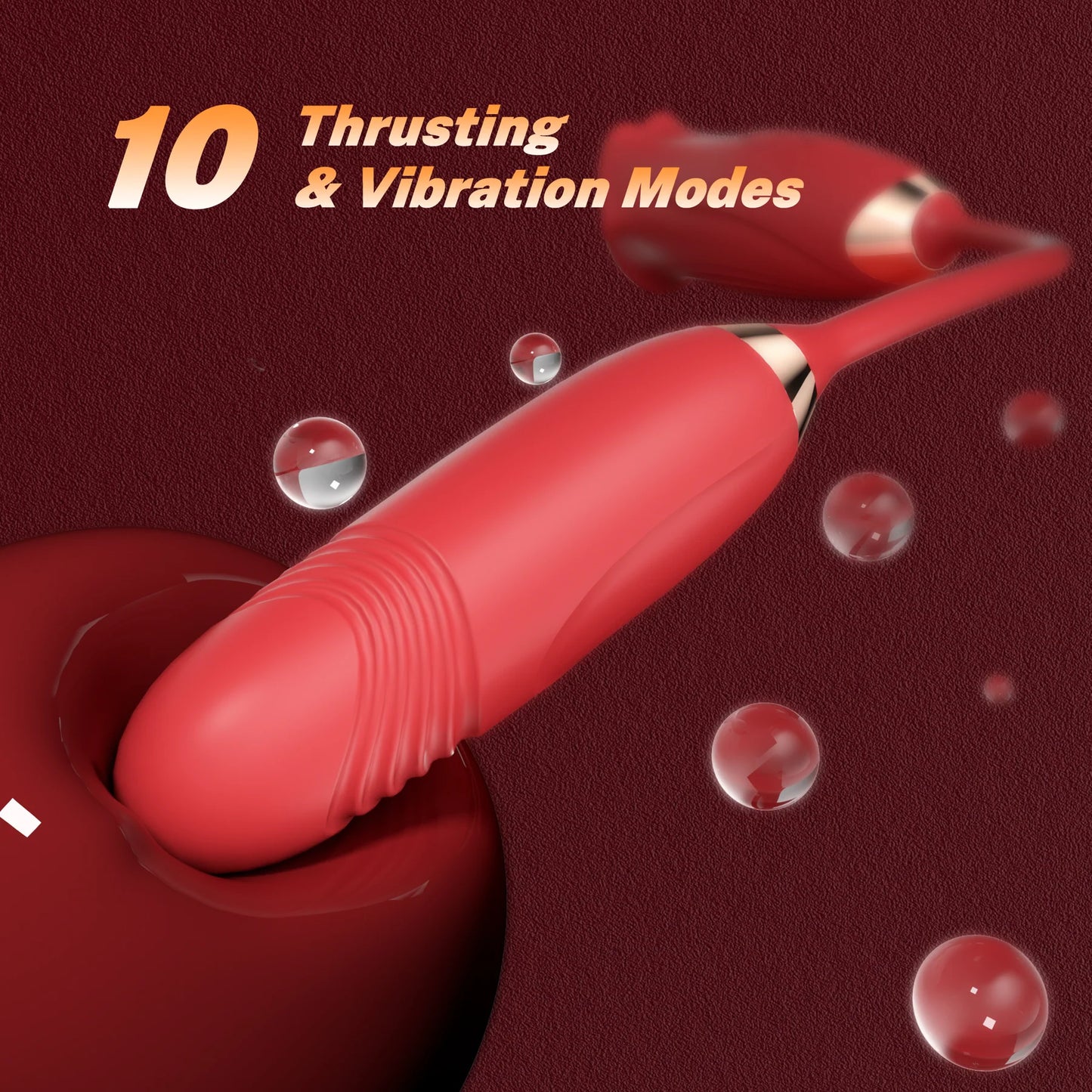 Nibbler – Mouth Biting Vibrator And Thrusting Vibration Bullet Stimulator