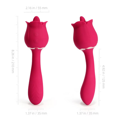 Rhea – The Rose Clit Licking Tongue Vibrator &amp; G Spot Massager