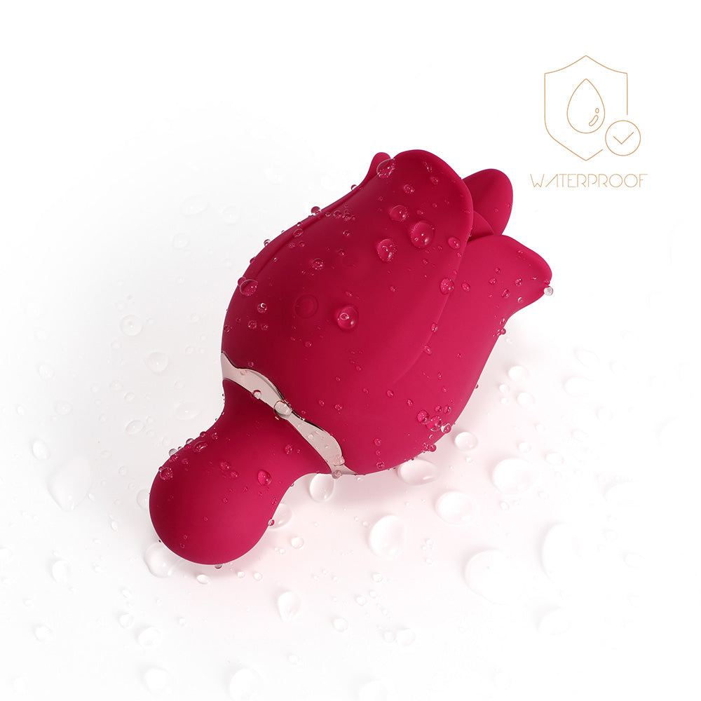 Sylvia – Tongue Licking Rose Vibrator