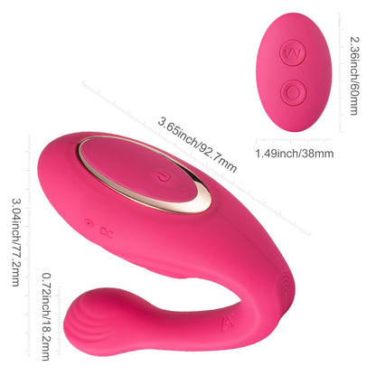 Adva – Couples Vibrator &amp; Clit Tickler G Spot Toy