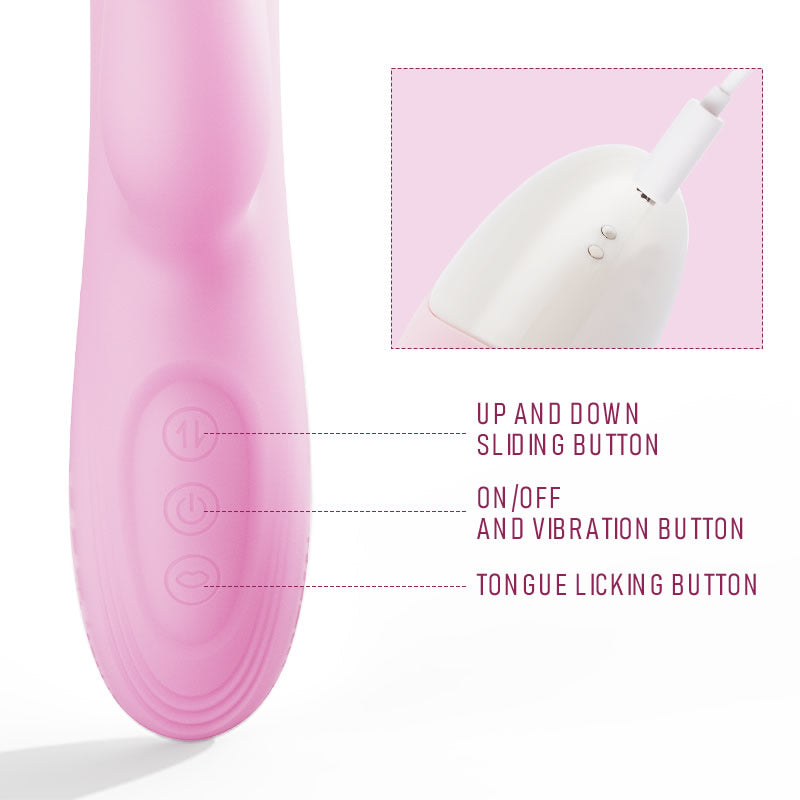 SWEETIE G Spot Vibrator With Clit Licker
