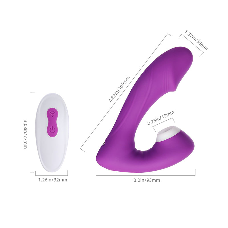 Paula – Remote Clit Sucking G Spot Vibrator