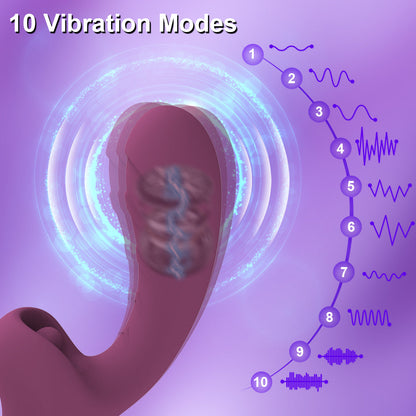 Tongue Licking Dildo Vibrators With 10 Licking &amp; Vibrating Sex Toys for Women Couple Pleasure Clit Clitoris Stimulator