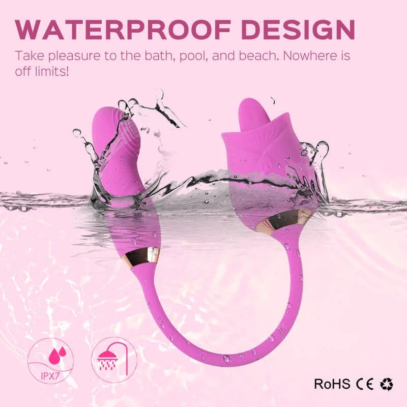 Momo – Rose Clit Licker &amp; Tapping Egg Vibrator