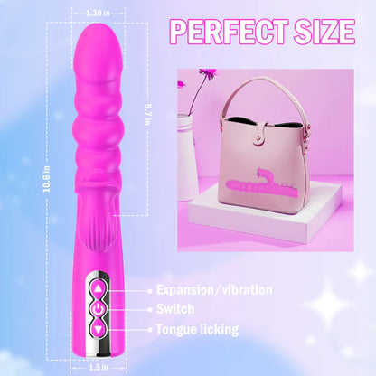 8X Thrust Rotate Vibration Rabbit Sex Toy Vibrator