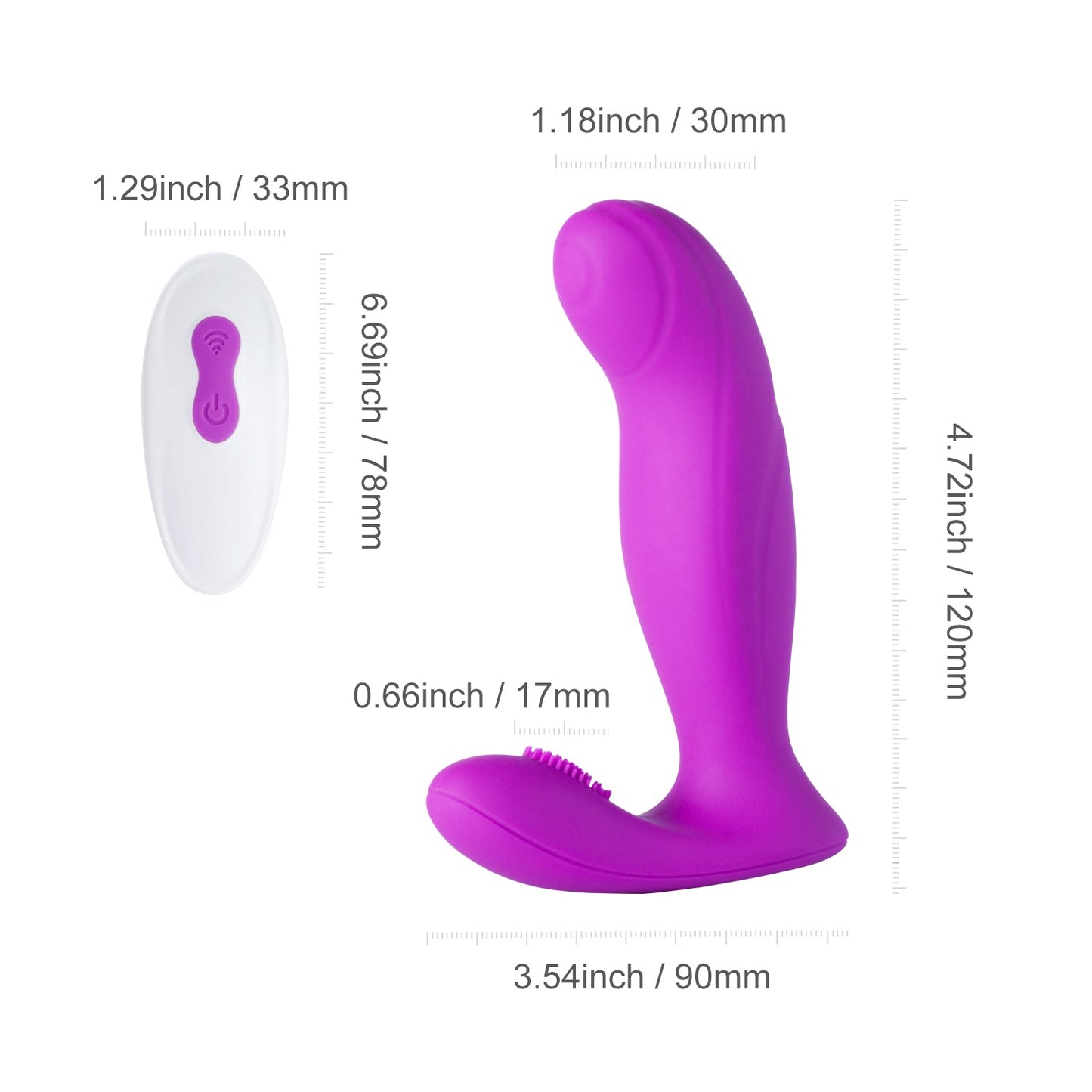 Allure – Wearable G Spot Vibrator with Clit Stimulator