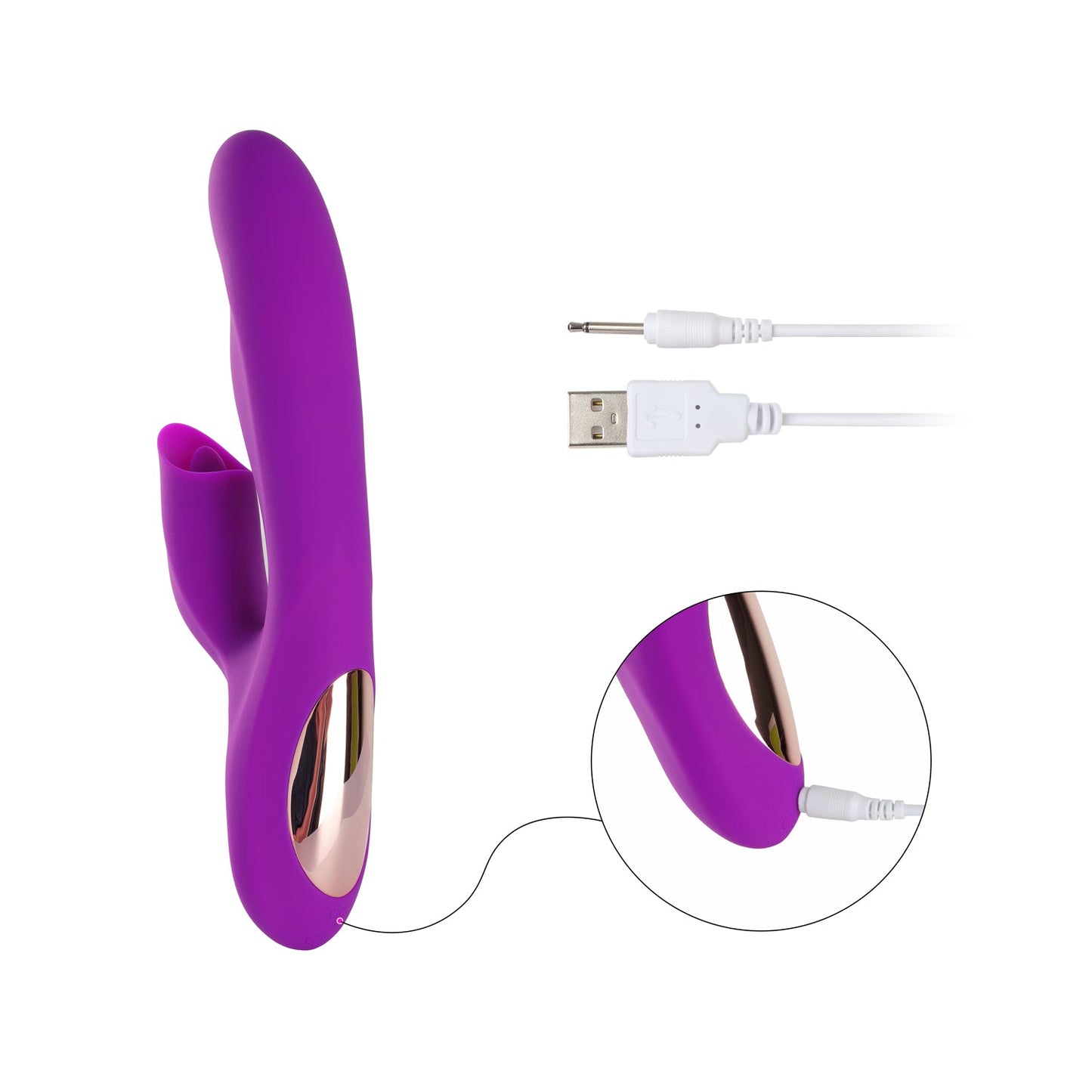 Risque – G Spot Vibrator with Clit Licker