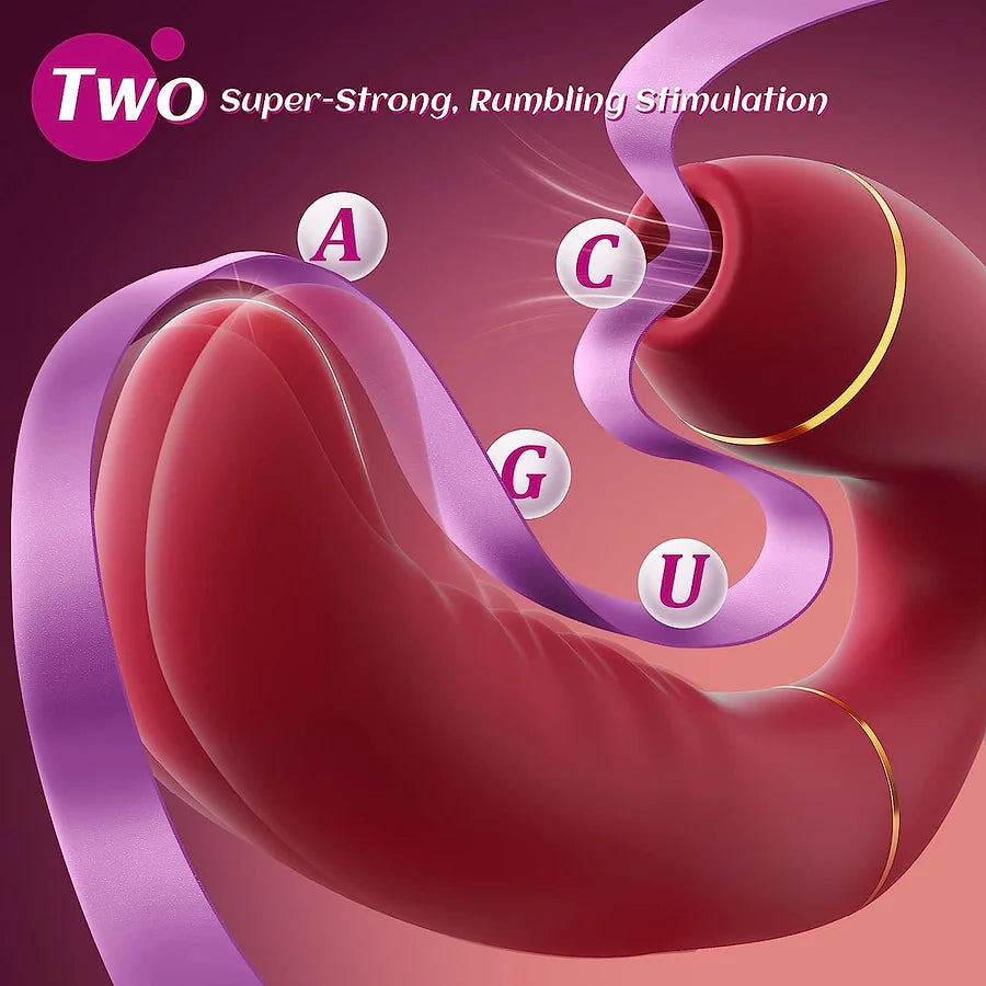 Adult Sex Toys for Women Sex Toy – Innovative 9 Sucking &amp; 9 Pulsing Action Clitoral Sucking Vibrators for G Spot Stimulation, 2in1 Vibrating Dildo Nipple Sucker Anal Sex Toy for Women Couples Pleasure