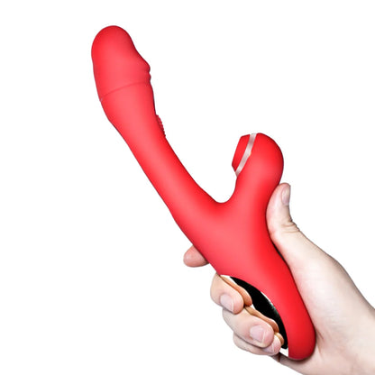 Daphne – The O-Maker Vibrator with 7 Frequency Vibrations, Clamping, Sucking, Female Teasing Masturbation Device