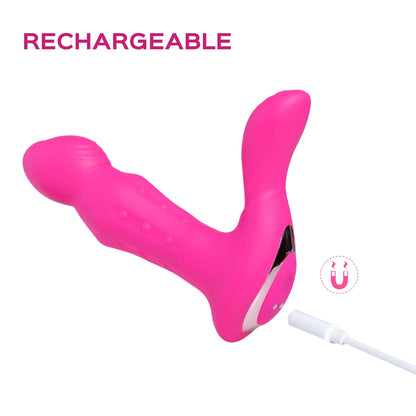 KYLIE Remote Control Tapping G-spot Vibrator &amp; Clit Stimulator