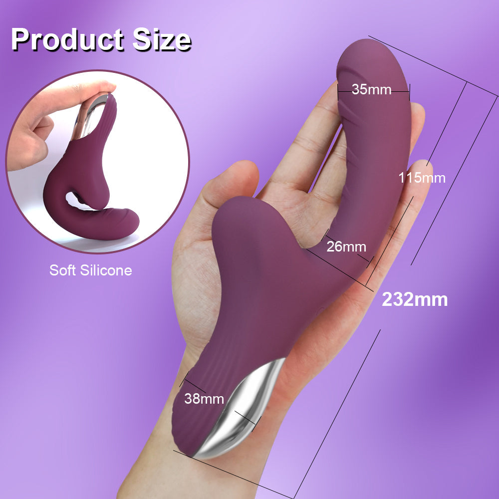 Tongue Licking Dildo Vibrators With 10 Licking &amp; Vibrating Sex Toys for Women Couple Pleasure Clit Clitoris Stimulator