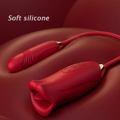 Nibbler – Mouth Biting Vibrator And Thrusting Vibration Bullet Stimulator