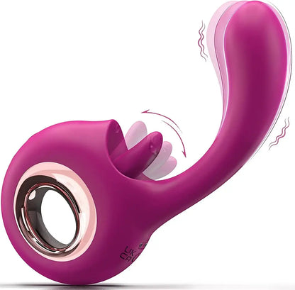 Lucy – 2 in 1 Clitoral Licking Tongue Vibrator