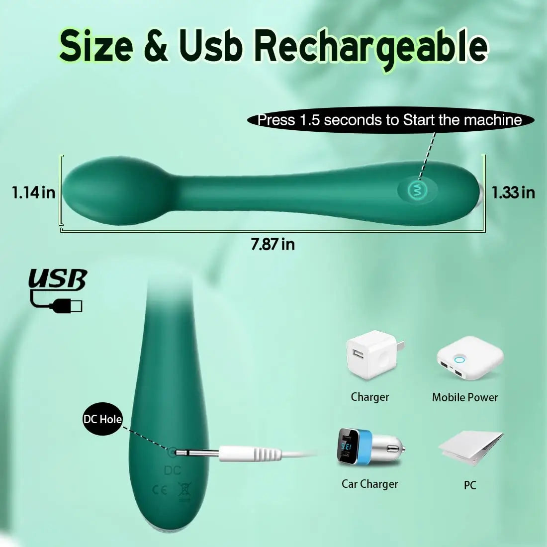Silqz – Rechargeable G Spot Vibrator with Clitoral Mode
