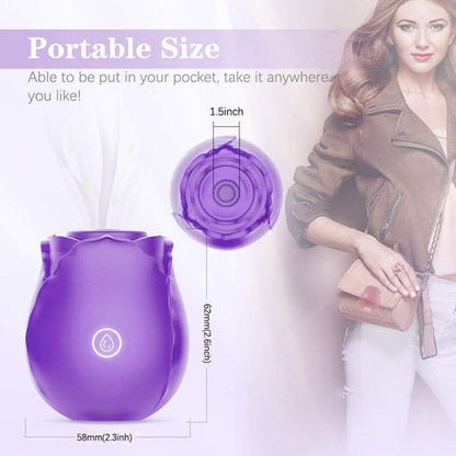 PURPLE Rose Toy sucker