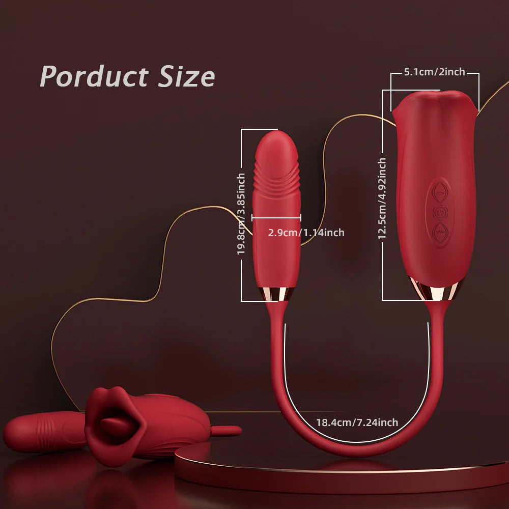 Nibbler – Mouth Biting Vibrator And Thrusting Vibration Bullet Stimulator