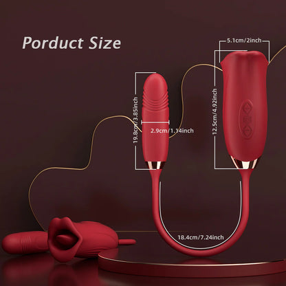 Nibbler – Mouth Biting Vibrator And Thrusting Vibration Bullet Stimulator