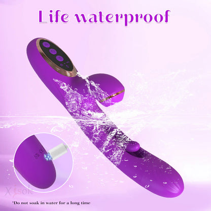 Skerry – Vibrating and Tapping Vibrator with Clit Sucker for Women Pleasure