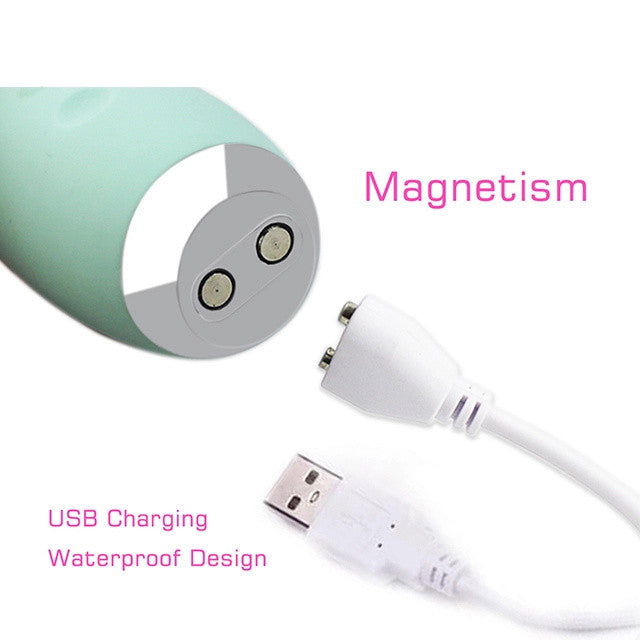 10 Powerful Multi Speed Mini Wand Massager Mint Green