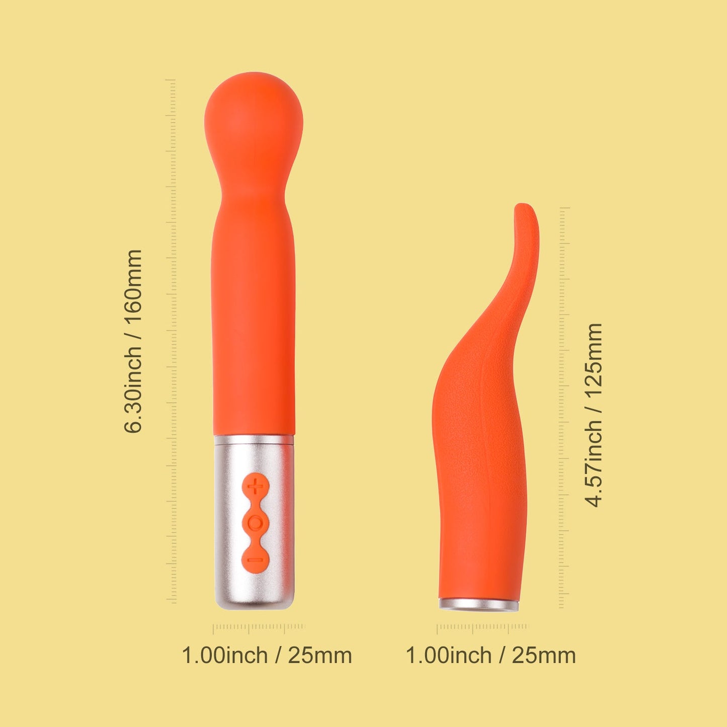 The Naughty Collection – Interchangeable Heads Vibrator