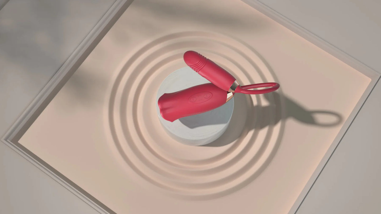 Nibbler – Mouth Biting Vibrator And Thrusting Vibration Bullet Stimulator
