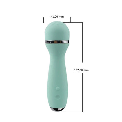 10 Powerful Multi Speed Mini Wand Massager Mint Green