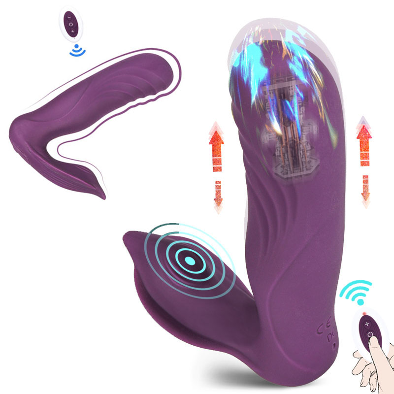 Velvet Hammer – Thrusting Plug Vibrator with Remote Control