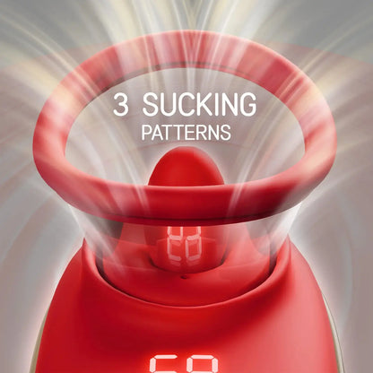 Clitoral Sucking Vibrator with 3 Sucking Patterns, 9 Licking &amp; Vibrating Patterns, Adult Toys Sex Toys
