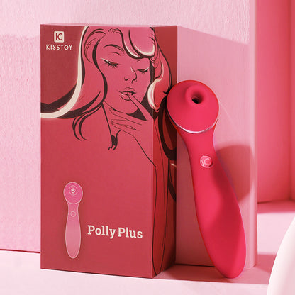 Kistoy Clit Sucking Heatable G Spot Clitoris Stimulator Vaginal Breast Nipple Vibrator for Quick Orgasm