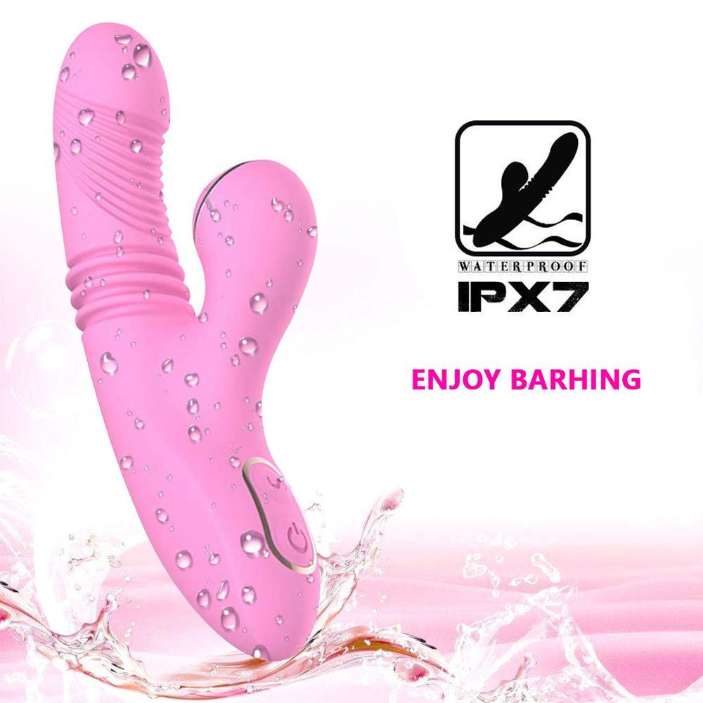 Clit Sucker Vibrator G Spot Dildo Thrusting Vibrator