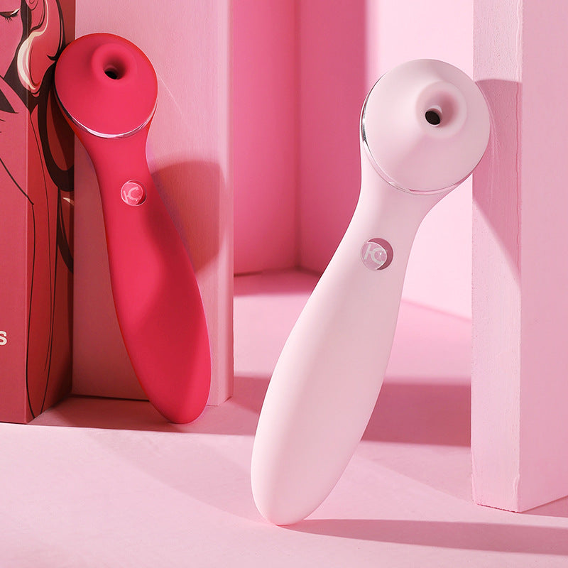 Kistoy Clit Sucking Heatable G Spot Clitoris Stimulator Vaginal Breast Nipple Vibrator for Quick Orgasm