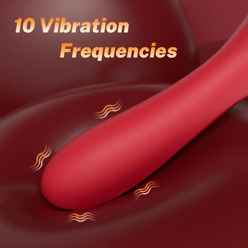 Nibbler 2-Biting Mouth Vibrating Tongue Clit Stimulator G-spot Vibrator