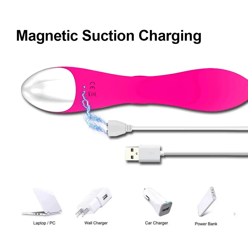 ALIVE CARIBBEAN SHINE G-SPOT PULSATING + CLITORAL SUCKING VIBRATOR WITH FLEXIBLE SHAFT