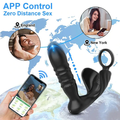 Hero prostate vibrator Prostate massager with cock ring