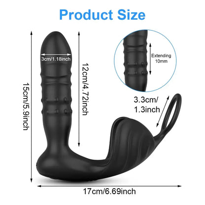 Hero prostate vibrator Prostate massager with cock ring