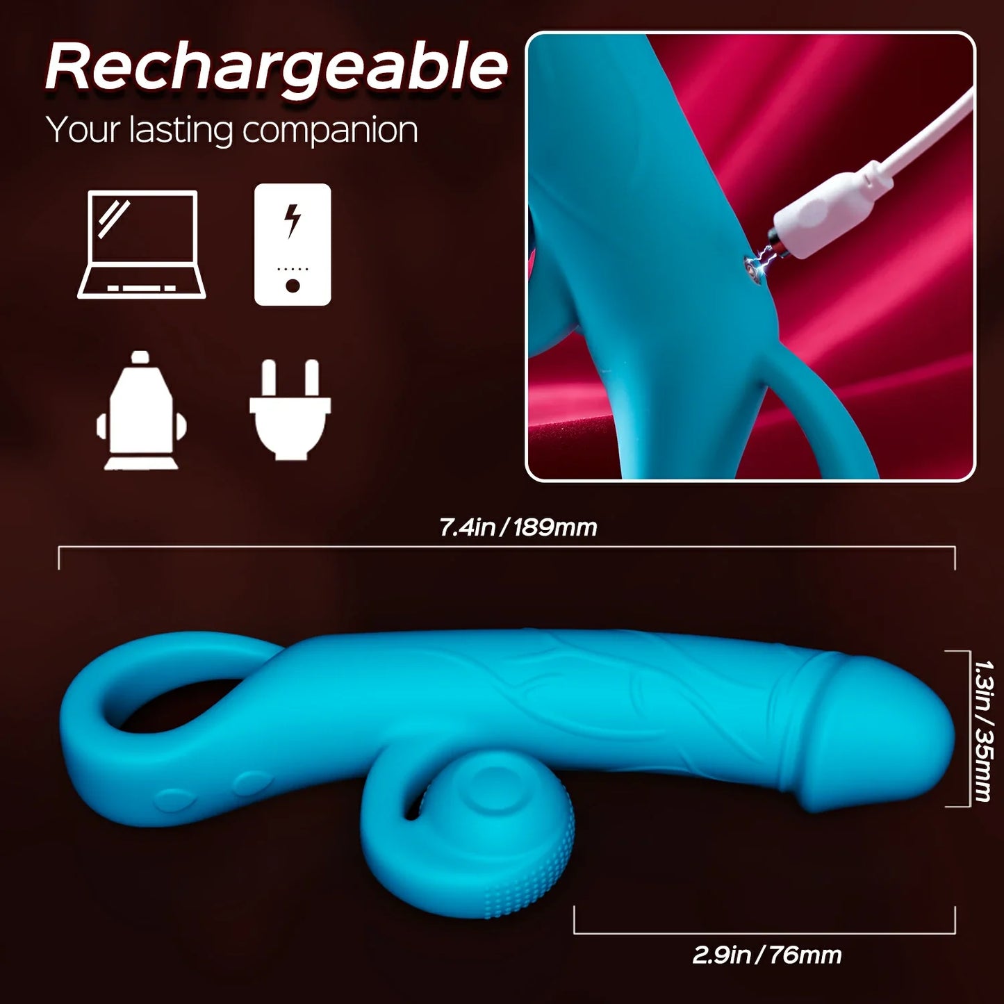 Laura – 10 Function Clit Stimulator &amp; G-Spot Vibrator