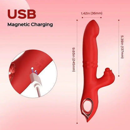 Liliana – Tapping Beads Massage Finger Rabbit Vibrator