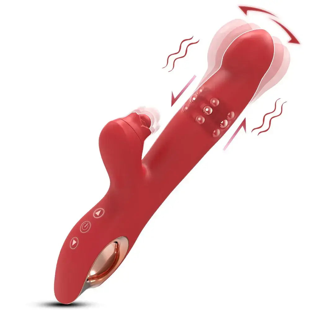 Liliana – Tapping Beads Massage Finger Rabbit Vibrator