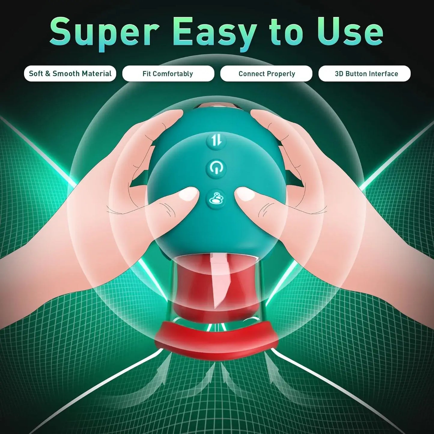 Lola – 4 IN 1 Rose Sex Toy Licking Vibrator with 10 Mouth Kissing Vibrations &amp; 3 Auto/Manual Suction