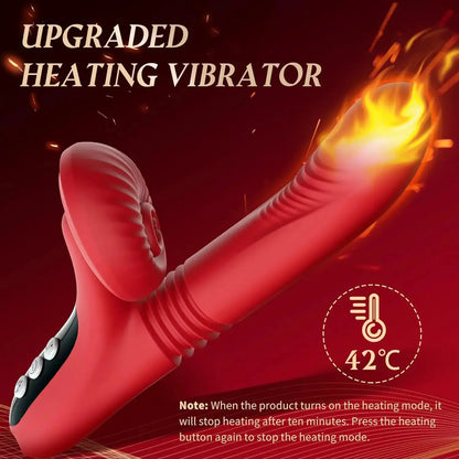 Luna – Clit Licking &amp; Warming Thrusting Rabbit Vibrator