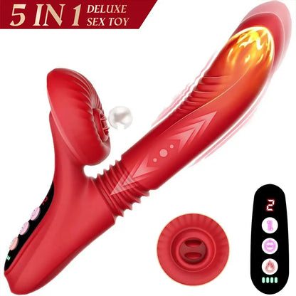 Luna – Clit Licking &amp; Warming Thrusting Rabbit Vibrator