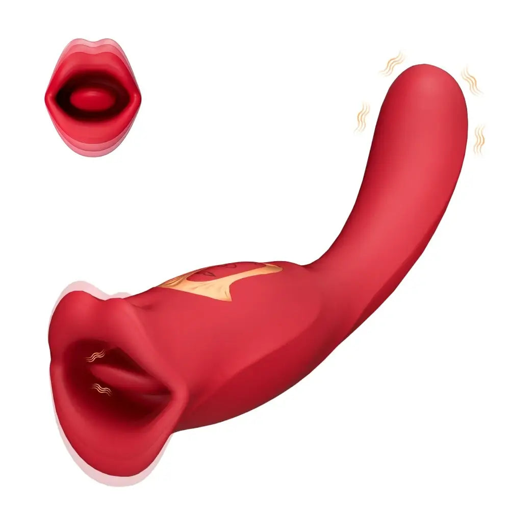 Melissa – Biting Mouth Tongue Vibrator Clit &amp; G-spot Stimulator