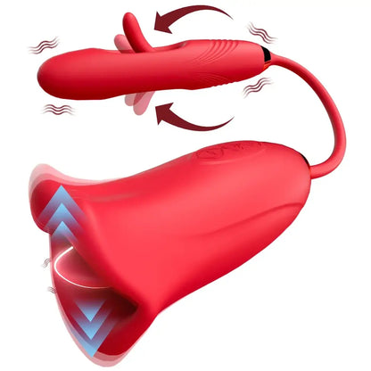 Amara Pro+ G Spot Flapping Vibrator with Kissing Function &amp; Vibrating Tongue