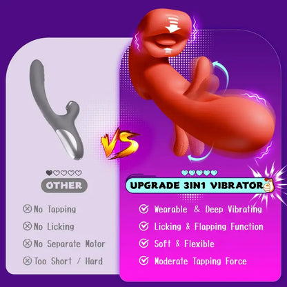 Octavia G Spot Flapping Vibrator – Kiss &amp; Vibrate