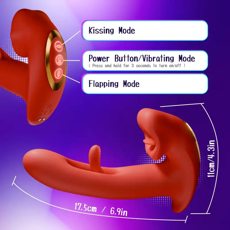 Octavia G Spot Flapping Vibrator – Kiss &amp; Vibrate